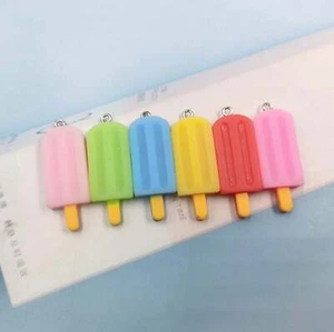 Rainbow Ice Pops, Popsicle Ice Cream Charm (40mm x 15mm x 5mm) - Picture 1 of 1