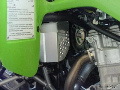 Suzuki LTZ 400 KFX hepatv aluminum coolant bottle guard new!! - Image 1 of 1