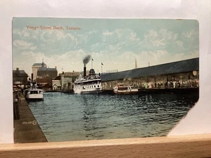 Yonge Street Dock: Toronto, Canada - Cartolina d'epoca - Foto 1 di 3