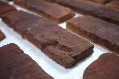 3m² Backstein Klinker Riemchen - Kastanien braun - gratis Versand - Bild 1 von 3