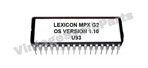 Lexicon MPX G2 Firmware Version 1.10 Update Upgrade Eprom Rom Multi Efx Mpx-g2 - Imagen 1 de 2
