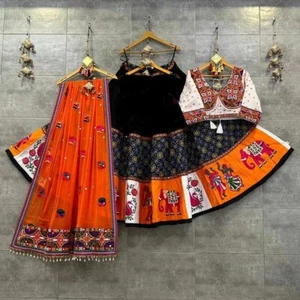 Vestido Chaniya Choli para Navratri, Garba lehenga mujer, Navratri de Aadat Export - Imagen 1 de 5
