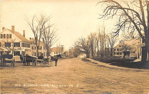 Alfred ME "Old Berwick Road" Horse & Wagons Eastern Illustrating RPPC Postcard - Picture 1 of 1