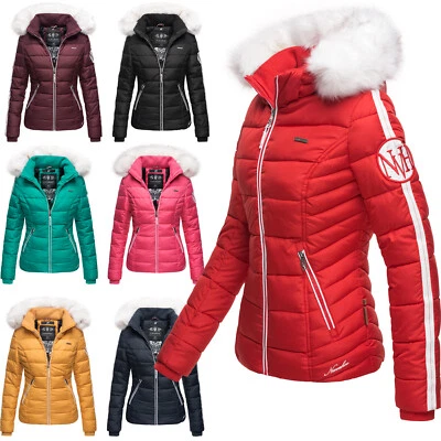 Navahoo Damen Winterjacke Steppjacke Kurz Parka Jacke gefüttert Outdoor Khingaas - Bild 1 von 4