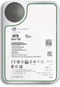 New 0 WORKING HOUR ST20000NM007D Seagate Exos 20TB 3.5 X20 256M - Picture 1 of 1