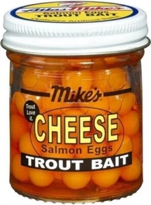 Mike's 1008 Cheese Bait Lachseier 1,1oz Yellow Jar Forelle Fliegenfischen Köder - Bild 1 von 1