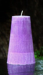 220hr FRESH FREESIA Natural Floral Scented Huge ECO CONE CANDLE Plant Based Wax - Picture 1 of 11