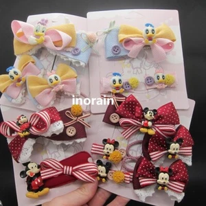 Mickey Minnie Children Girls Kids Hair Clip Hair Ties French Barrettes Alligator - Picture 1 of 13