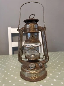 VINTAGE GERMAN 1276 NIER FEUERHAND STORM LANTERN OIL LAMP-ORIGINAL- - Picture 1 of 11