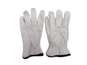 10 Doz Case, Cow Hide Grain Leather Drivers, Work Safety Gloves (PPE), Size L - Picture 1 of 9