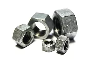 (25) 1/2"-13 Heavy Hex Nuts (Structural) - Hot Dip Galvanized - Picture 1 of 1