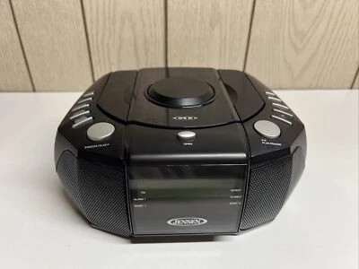 Jensen Dual Alarm Clock AM/FM Stereo Radio with Top Loading CD Player JCR-310 - Image 1 of 4