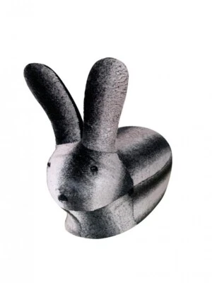 ¿Taburete lindo para niños Bunny de 22,4 x 15 x 24,8 pulgadas con ruedas? Peluche verde Foto 1 de 2