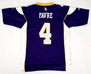 Minnesota Vikings Brett Favre #4 Trikot 🏈 Jugend Large 14-16 Reebok NFL Shirt - Bild 1 von 12