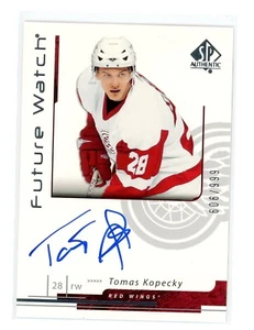 2006-07 SP AUTHENTIC #177 FUTURE WATCH ROOKIE AUTO 606 /999 TOMAS KOPECKY - Picture 1 of 1