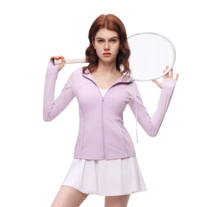 OH!SUNNY Athletic Jackets for Women Gym Fitness Coat Yoga Hoodies UV Protection - Picture 1 of 29