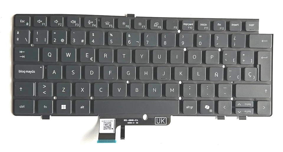Dell Latitude 7450 Spanish QWERTY Backlit Keyboard - Image 1 of 1
