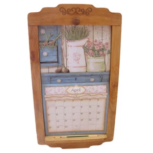 2025 Lang Legacy Calendar Pine Flip Frame Wooden New Display your Calender - Foto 1 di 1