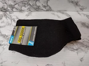 3 pares de calcetines Greenbrier INT cuarto cojín completo para hombre talla 6-12 nuevos EE. UU. negros - Imagen 1 de 4