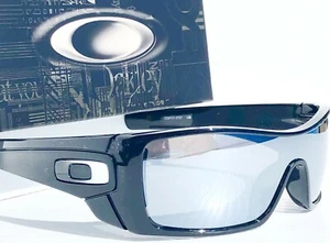 NEW! Oakley BATWOLF Black Ink POLARIZED Galaxy Chrome Mirror Sunglass 9101 57 - Picture 1 of 12