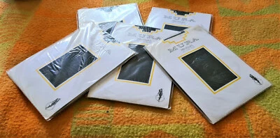  lotto 5 paia collant vintage Mura 15 den velato taglia 2 colore 55 rare!!! - Imagen 1 de 4