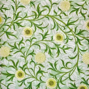 20 Paper Napkins Serviettes 3ply William Morris Floral Decoupage Lunch Dinner - Picture 1 of 15