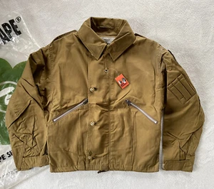 Vintage Dead Stock A BATHING APE 90s Military Oils Cotton Jacket - Picture 1 of 19