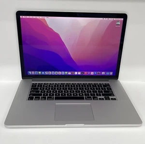 Apple MacBook Pro A1398 2015 15" Retina Core i7-4770HQ 2.2GHz 256GB / 16GB -AT06 - Picture 1 of 12