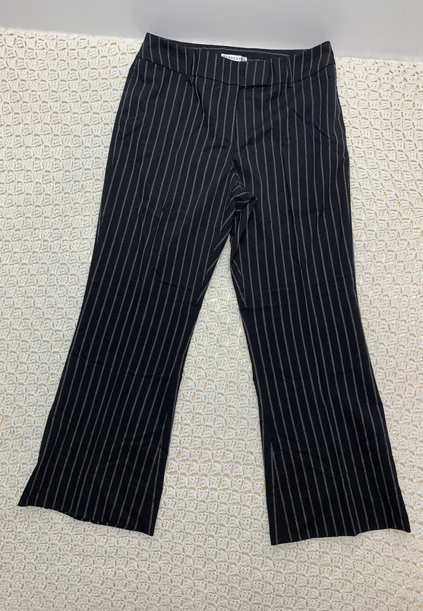 Flared Wool Striped Pants for Women for sale | eBay