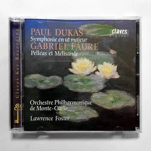 Dukas Symphonie En Ut Majeur Faure Pelleas et Melisande Lawrence Foster Claves - Picture 1 of 3