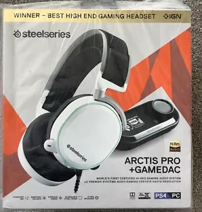 Steelseries Arctis Pro+ GameDAC Wired Gaming Headset Weiß 61454 PS4 PC, NEU - Bild 1 von 6