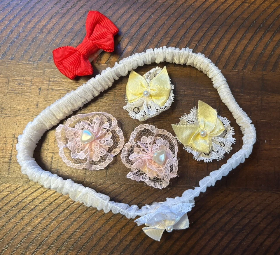 Infant Girls Headband and Hair Bows - Image 1 of 4