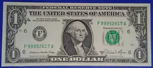 ((HIGH SERIAL #)) $1 1981 (CHOICE CU) - FANCY SERIAL # ** PAPER CURRENCY - Picture 1 of 2