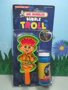 MR. BUBBLES BUBBLE TROLL - 1992 Tootsietoy Giocattolo - NUOVO IN CONFEZIONE ORIGINALE - Foto 1 di 7