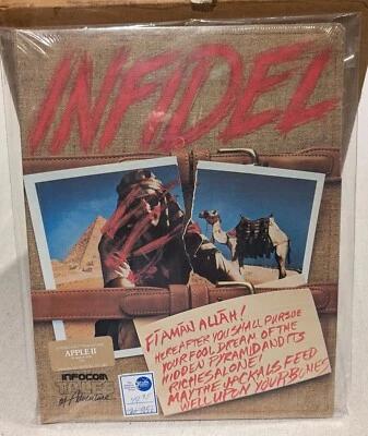 Infocom Infidel for Apple II.  Rare Folio Edition - NOS NIB NEW - Image 1 of 2