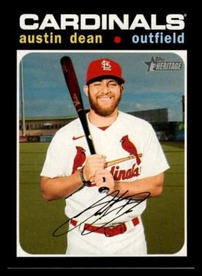2020 Topps Heritage Austin Dean #579 St. Louis Cardinals - Image 1 of 2