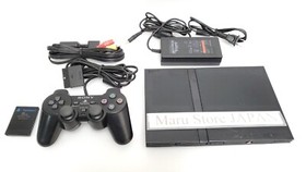 SONY Playstation 2 PS2 Slim Console SCPH-70000 Charcoal Black "NTSC-U/NYSC/J"