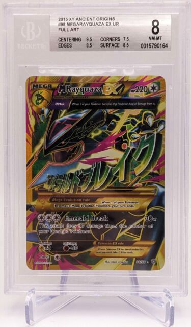 Mega M Rayquaza EX PSA 9 Shiny XY Ancient Origins 98/98