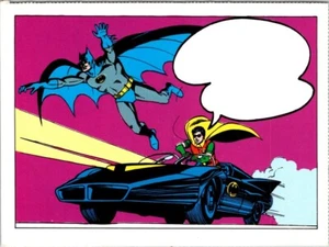 Batman Leaping Robin Driving Batmobile Headlights DC Comics 1981 GQ5 - Bild 1 von 2