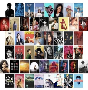 50pcs Album Music Posters Cover Wall Collage Kit 4”x6” - Picture 1 of 3