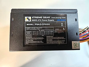 Xtreme Gear ATX PSAZ-CP600CPU computer Power Supply - Picture 1 of 5