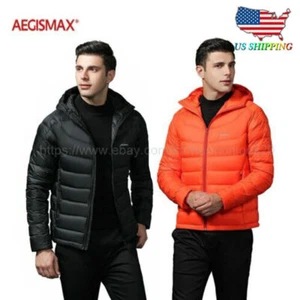 AEGISMAX Daunenjacke für Herren Gansdaunen ultraleicht warm verdicken 800FP Mantel - Bild 1 von 13