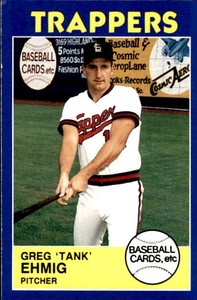 1988 Salt Lake City Trappers Team Issue #14 Greg Ehmig Sale Creek Tennessee Card