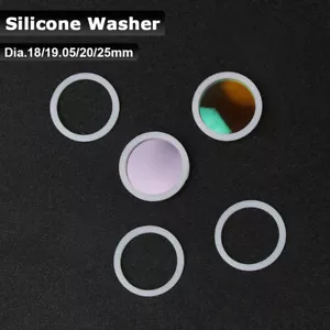 Lente de enfoque láser CO2 5 piezas arandela de silicona diámetro 18 19,05 20 25 mm para lente de enfoque - Imagen 1 de 7