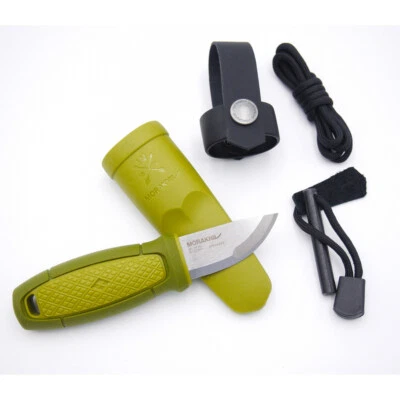 Morakniv Eldris Neck Pocket Outdoor Knife W/ Fire Starter Kit | Green YKM12633 - Image 1 of 3