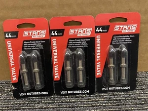 3x Stans No Tubes Tubeless Presta Valve With Removable Valve Core - 44mm - Picture 1 of 2