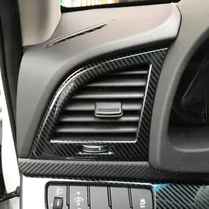 Carbon fiber color Air Conditioning Dashboard Vent Cover Fit for HYUNDAI Elantra - Foto 1 di 11