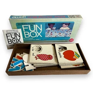 Ed-O-Cards Schoolhouse In A FUN BOX School Edition No. 601PS 1972 - Picture 1 of 6