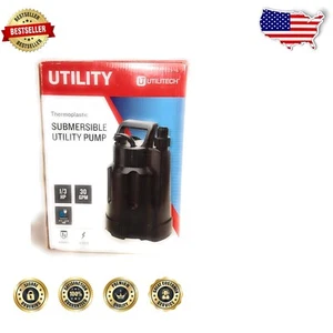 Compact Thermoplastic Submersible Pump - Ideal for Home and Garden Use - Picture 1 of 2