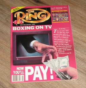 THE RING Boxing magazine 1991 Ismael Laguna TOMMY MORRISON Sylvester Stallone - Picture 1 of 2